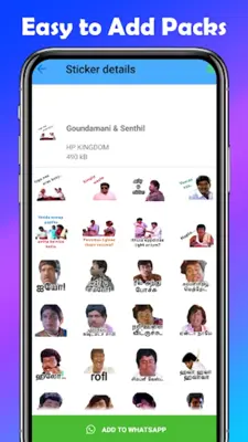 Tamil Stickers Store android App screenshot 1